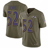 Nike Ravens 52 Ray Lewis Olive Salute To Service Limited Jersey Dzhi,baseball caps,new era cap wholesale,wholesale hats